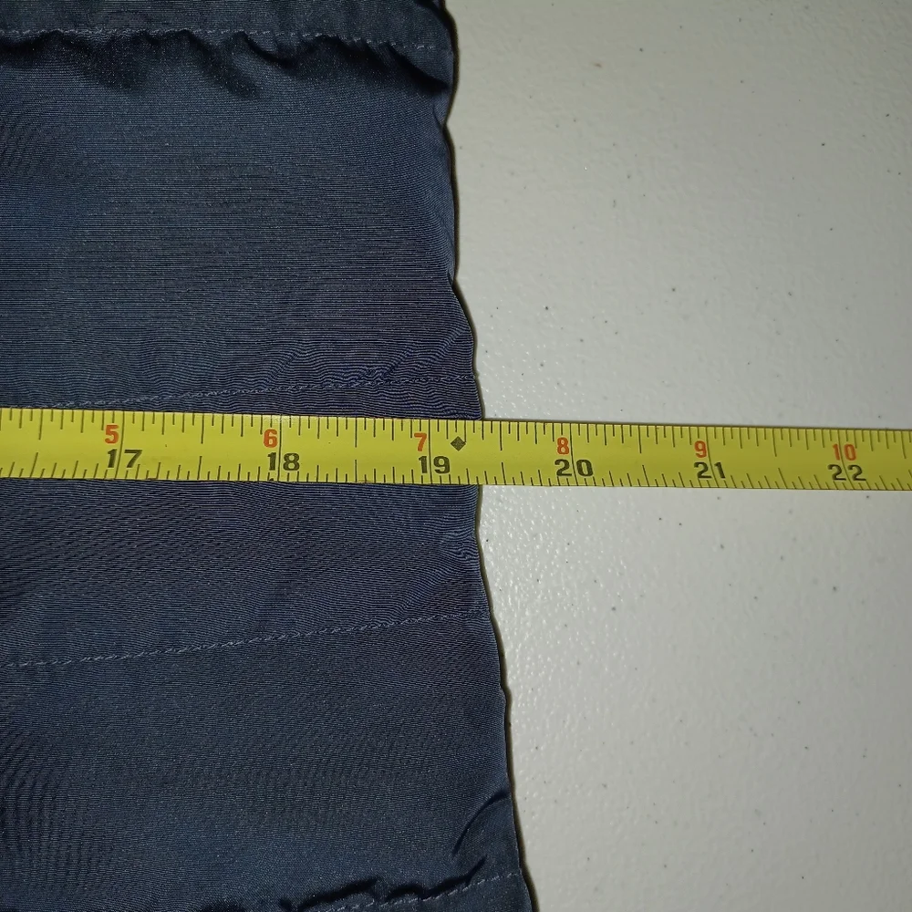 Talbots Dark Blue Puffer Coat with Faux Fur Hood - Picture 8 of 13